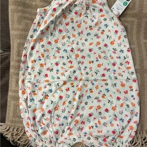 Carter's Floral Print One Piece - Multicolor